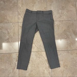 Navy & white patterned comfy work pant